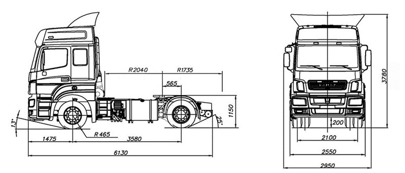 5490-053-87 Тягач КАМАЗ