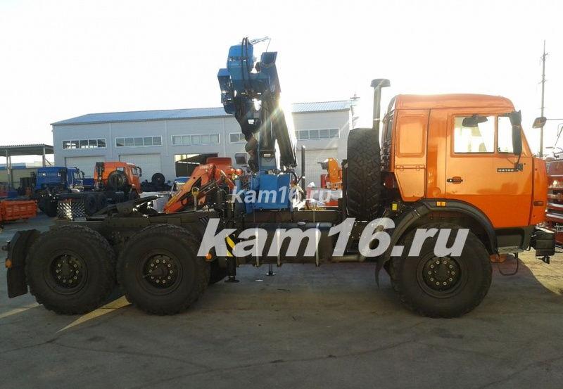 Тягач КАМАЗ 44108 с гидроманипулятором ИНМАН ИМ 150 (без электроники)